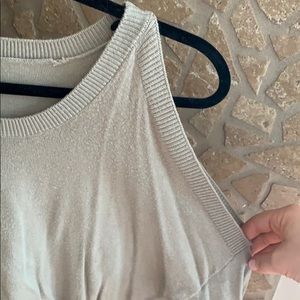 Garage Sweaters - Light Olive Green Cold-Shoulder Sweater Garage Sweaters - Light Olive Green Cold-Shoulder Sweater